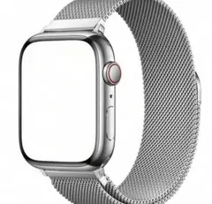 Apple Watch メッシュバンド シルバー 38/40/41mm
