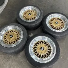 ゴールドメッシュ16インチ タイヤホイールセット