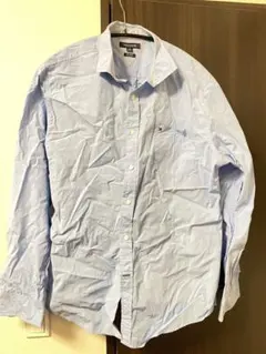 TOMMY HILFIGER 長袖シャツ XL ライトブルー