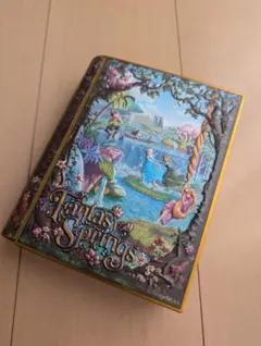 ディズニーシーファンタジースプリング ス　本型　お菓子缶　空缶