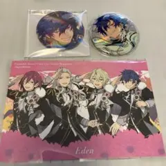 あんスタ スタフォニポストカードEden ジュン缶バッジまとめ