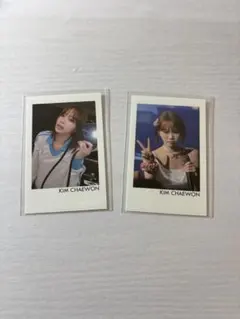 KIM CHAEWON 写真・チェキ 2枚セット