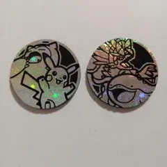 ポケモンカード　コイン　ピカチュウ　カビゴン