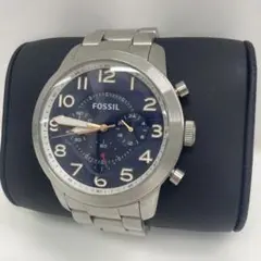 FOSSIL クロノグラフ 腕時計 ネイビーのサムネイル