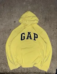 00s old gap オールドギャップ　hoodie パーカー　イエロー　古着