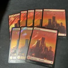 山 サージfoil ff mtg 6枚 mountain - メルカリ