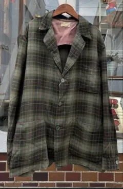 アバクロンビー＆フィッチ 60s ウールジャケット ヴィンテージ ビエラ生地