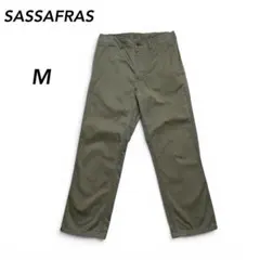 SASSAFRASササフラス　ガーデニングパンツ　オリーブ　M チノパンのサムネイル