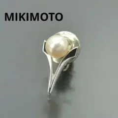 極美品✨ MIKIMOTO ミキモト パール ブローチ ロゴ 刻印 1950 - メルカリ