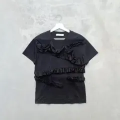 FORFORMO フォルフォルモ トップス Tシャツ フリル ブラック 新品