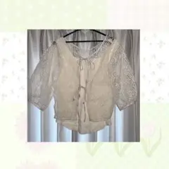 【mysty woman⠀】Free size 半袖カーディガン セット