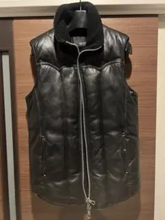 blutenblatt ブリューテンブラット レザーベスト BLACK