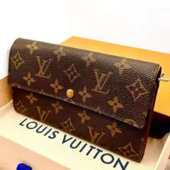 美品✨ルイヴィトン モノグラム ポルトフォイユ サラ 長財布 ユニセックス