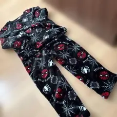 スパイダーマン フリースパジャマ 110cm