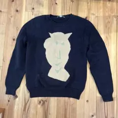 CARVEN ネイビー ニットセーター Mのサムネイル