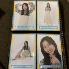 日向坂４６　小西夏菜実　ランダム生写真 2024年　春私服コーデ　4種コンプ