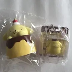 ポムポムプリン　マイカラーフィギュア　プリンクリーム　パッケージミニチュアコレク