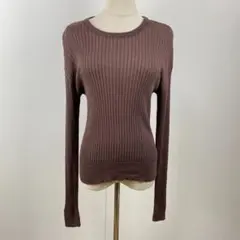 YECCA VECCA イェッカヴェッカ リブニット トップス 伸縮性 シンプル