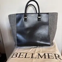 BELLMER トートバッグ 黒/グレー