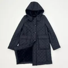 美品✨MACKINTOSH マッキントッシュ　キルティングコート　ロング　ボア 美品 マッキントッシュロンドン キルティング ロングコート ボア 36