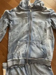 BAYCREST デニムブルー XL フルジップパーカーのサムネイル