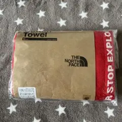 THE NORTH FACE 赤タオル　新品未使用未開封