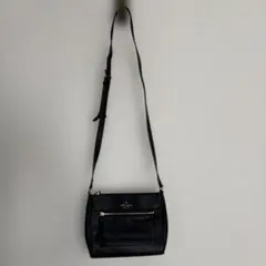 kate spade ブラックショルダーバッグ