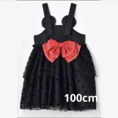 バースデイ　ミニー　Disney ブラック ジャンバースカート ディズニーランド