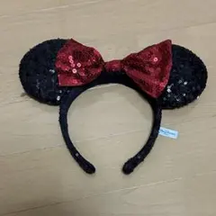 ミニーマウス スパンコール カチューシャ