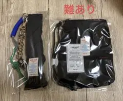 難あり　Misayoさん、ストラップと巾着　中古 使用感あり　ニコアンド