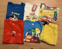 男の子　キャラクター Tシャツ ５点　ハーフパンツセット