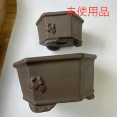 盆栽鉢 常滑名工 庄八作　共箱付 盆栽鉢 常滑名工 庄八作 共箱付