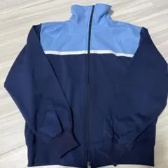 ネイビー 水色 トラックジャケット　ジャージ