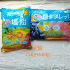 サラヤ 匠の塩飴 750g+ 匠の塩タブレット500g セット☆のサムネイル