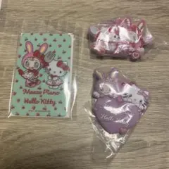 カプセルラバーマスコット　ベリエちゃん✕ハローキティ　エンジェル カードミラー