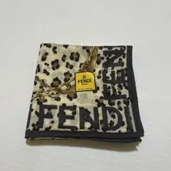 FENDI ヒョウ柄 ハンカチ