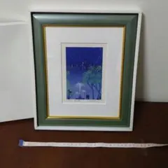 K45 吉岡浩太郎作 噴水 額装 AP版 リトグラフ 版画 シルクスクリーン K45 吉岡浩太郎作 噴水 額装 AP版 リトグラフ 版画 シルク