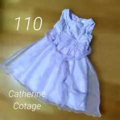 [美品110]キャサリンコテージ ドレス ライラック