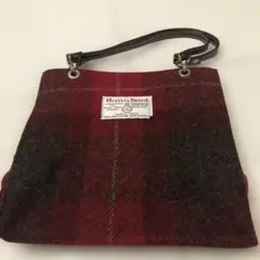 Harris Tweed チェック柄トートバッグ