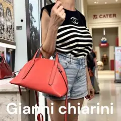 Gianni chiarini ジャンニキアリーニ　2way ショルダーバッグ