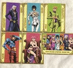 アバッキオ&ブチャラティ&フーゴ&ミスタ&トリッシュ&集合　ブロマイド　ジョジョ