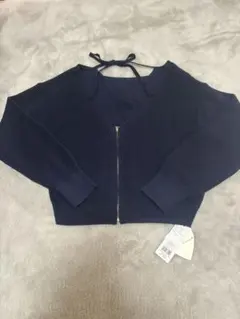 31 Sons de mode バックリボンリブニットカーディガン 36サイズ