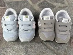 New Balance 313 ベビーシューズ ブルー/373グレー