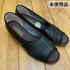 【セール最終価格】未使用　日本製sungenova オープントゥパンプスシューズ