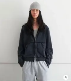 【完売品】KAIKO double zip parka FADED BLACK