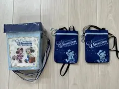 ディズニーバケーションパッケージ限定のポップコーンバケット、ショルダーバッグ2個