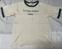 FURFUR La tour Eiffel リンガー Tシャツ ロゴ入りサイズFのサムネイル