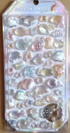 ボンボンドロップシール らめーるボンボン 水族館 海の生き物