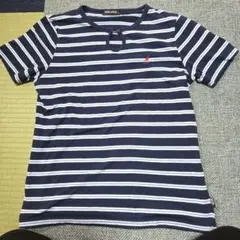 KANGOL SPORT ボーダー 半袖Tシャツ LLサイズのサムネイル