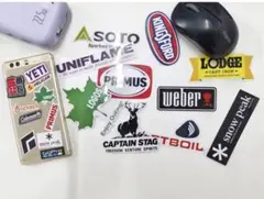 【値下げ】20枚 シール アウトドア/キャンプ ブランド 防水ステッカー